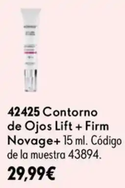Oriflame Novage Contorno de Ojos Lift + Firm oferta