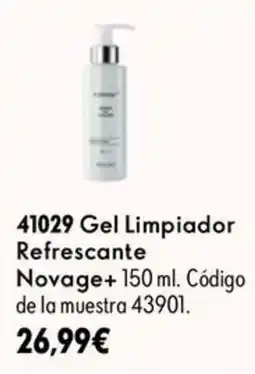 Oriflame Novage+ Gel Limpiador Refrescante oferta