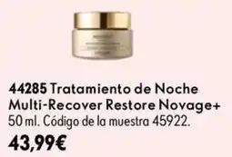 Oriflame Novage+ tratamiento de noche Multi-Recover Restore oferta