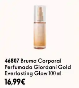 Oriflame Giordani Gold Bruma Corporal Perfumada Everlasting Glow oferta