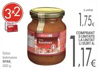Spar salsa bolonyesa
