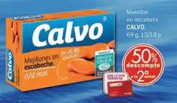 Valvi Supermercats Calvo mejillones en escabeche oferta