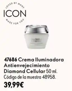 Oriflame Icon crema iluminadora antienvejecimiento diamond cellular oferta