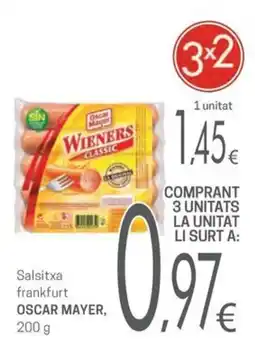 Valvi Supermercats oscar mayer wiener classic oferta