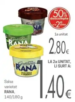 Valvi Supermercats Rana salsa fresca 4 quesos oferta