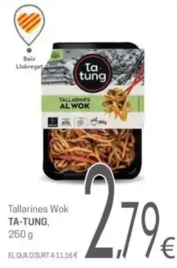 Valvi Supermercats Ta-tung tallarines al wok oferta