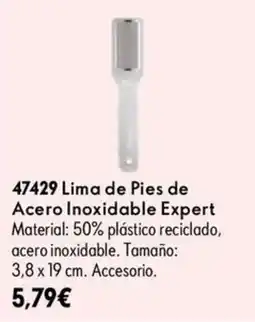 Oriflame Expert Lima de Pies de Acero Inoxidable oferta