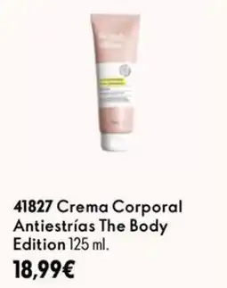 Oriflame The Body Edition Crema Corporal Antiestrías oferta