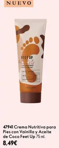 Oriflame Oriflame Crema Nutritiva para Pies con Vainilla y Aceite de Coco Feet Up oferta