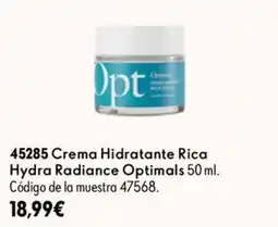 Oriflame Optimals Crema Hidratante Rica oferta