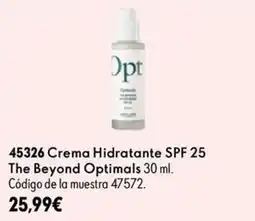 Oriflame Opt crema hidratante spf 25 oferta