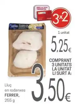 Valvi Supermercats Ferrer lluç en rodanxes oferta