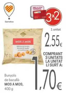 Valvi Supermercats Mos a mos bunyols de bacallà oferta
