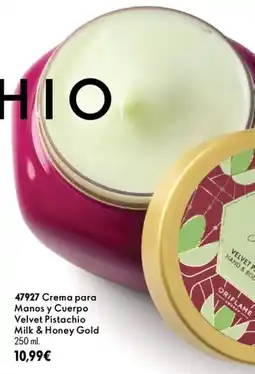 Oriflame Oriflame Crema para Manos y Cuerpo Velvet Pistachio Milk & Honey Gold oferta