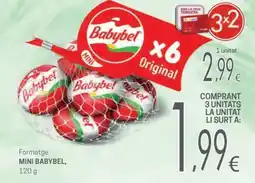 Valvi Supermercats Babybel mini formatge oferta