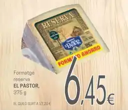 Valvi Supermercats El pastor formatge reserva oferta