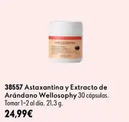 Oriflame Welloosophy astaxantina y extracto de arándano oferta