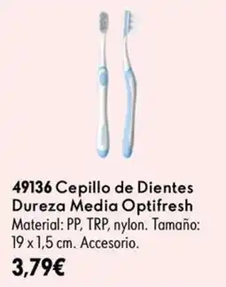 Oriflame Optifresh cepillo de dientes dureza media oferta