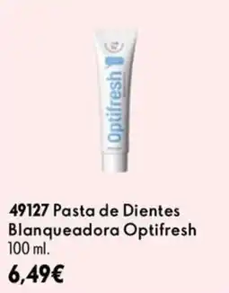 Oriflame Optifresh pasta de dientes blanqueadora oferta