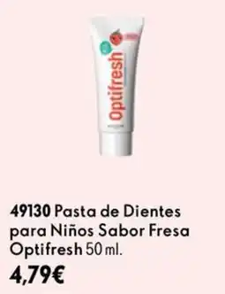 Oriflame Optifresh Pasta de Dientes para Niños Sabor Fresa oferta
