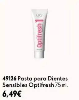 Oriflame Optifresh Pasta para Dientes Sensibles oferta