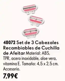 Oriflame Set de 3 Cabezales Recambiables de Cuchilla de Afeitar oferta