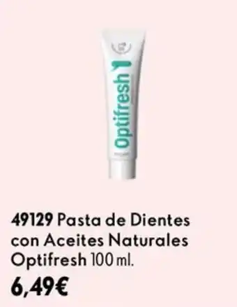 Optifresh Pasta de Dientes con Aceites Naturales