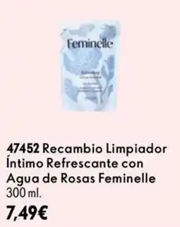 Oriflame Feminelle Recambio Limpiador Íntimo Refrescante con Agua de Rosas oferta