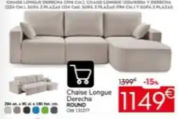 Conforama Chaise longue derecha oferta