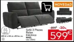 Conforama Relax - sofa 3 plazas electrico oferta