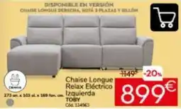 Conforama Relax - chaise longue electrico izquierda oferta