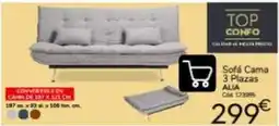 Conforama Sofá cama 3 plazas oferta