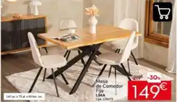 Conforama Mesa de comedor fija oferta
