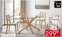Conforama Mesa de comedor fija ever oferta