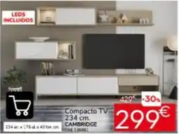 Conforama Cambridge - compacto tv 234 cm oferta