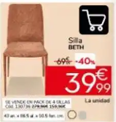 Conforama Silla beth oferta