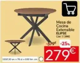 Conforama Elipse - mesa de cocina extensible oferta