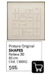 Conforama Pintura original shapes oferta