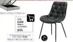 Conforama Silla negro oferta
