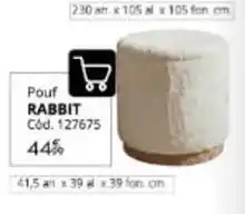 Conforama Pouf rabbit oferta