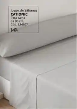 Conforama Cationic juego de sabanas oferta
