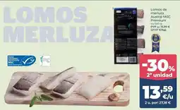 La Sirena Premium - lomos de merluza austral msc oferta