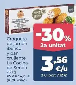 La Sirena Aire - croqueta de jamón ibérico y pan crujiente oferta