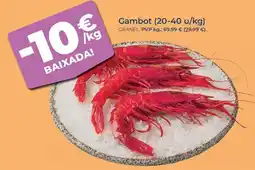 La Sirena Gambot 20-40 u/kg oferta