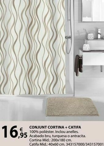 Fes Més Cortina de baño oferta