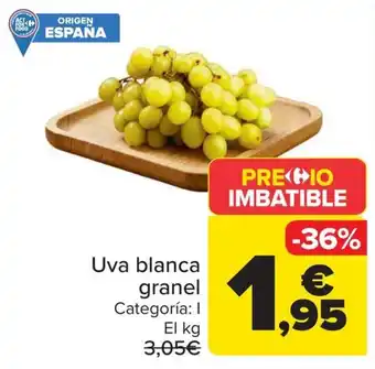 Carrefour Uva blanca granel oferta