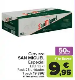 Carrefour San Miguel Especial oferta