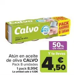 Carrefour Calvo atún en aceite de oliva oferta