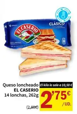 SPAR El caserio queso loncheado oferta