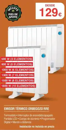 Milar Orbegozo emisor térmico rre oferta